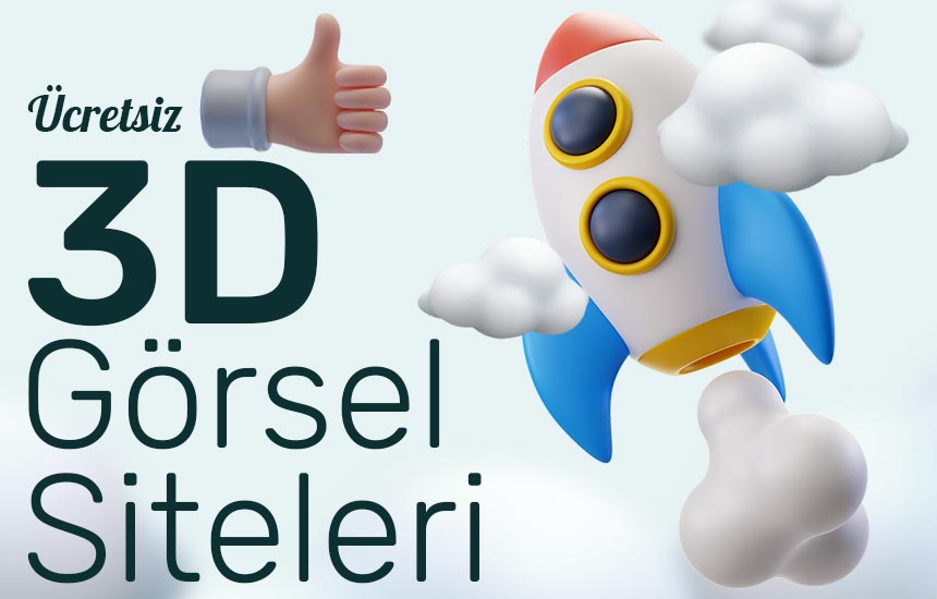 Ücretsiz 3D Icon ve Görsel Siteleri