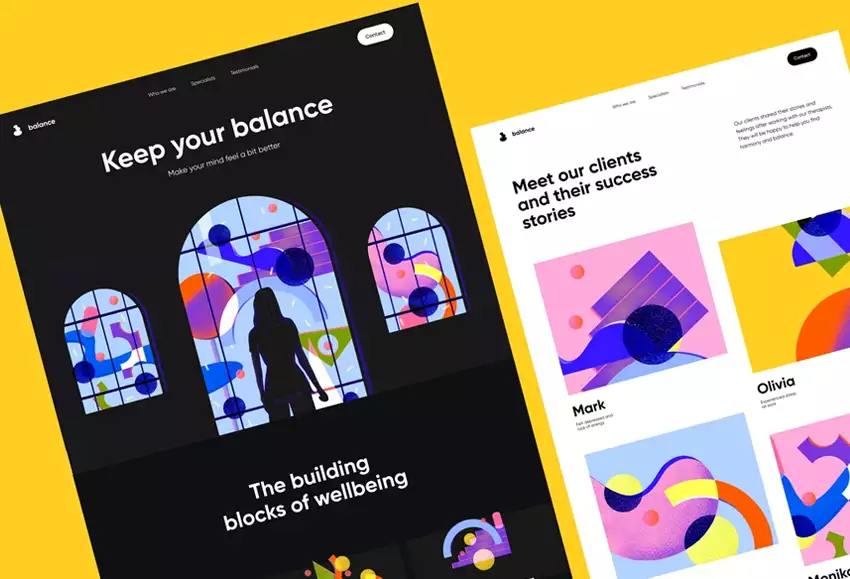 Zıt Renkler Web Tasarım Trendi