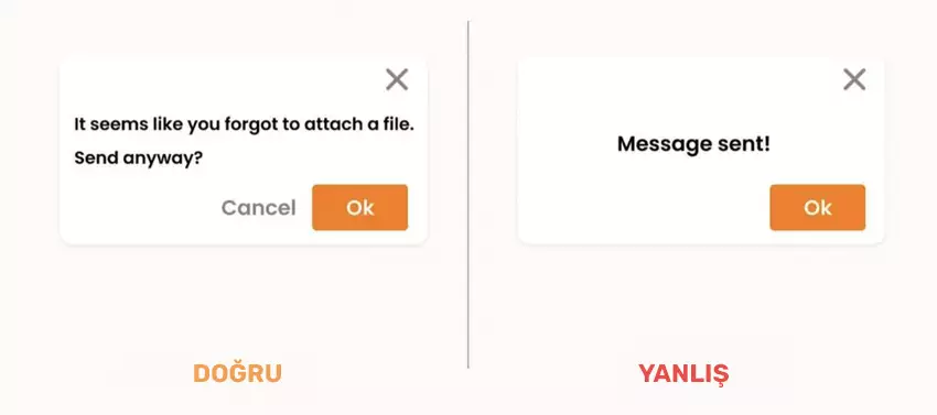 hatalarda yönlendirici olun
