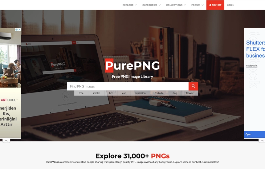 purepng web sitesi