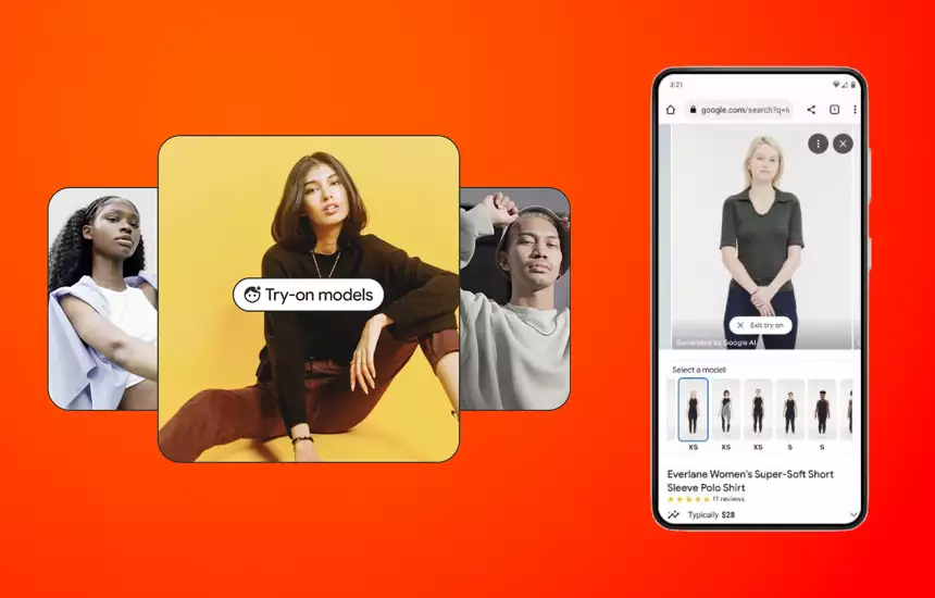 Google Alışveriş Yapay Zeka ile Giydiriyor