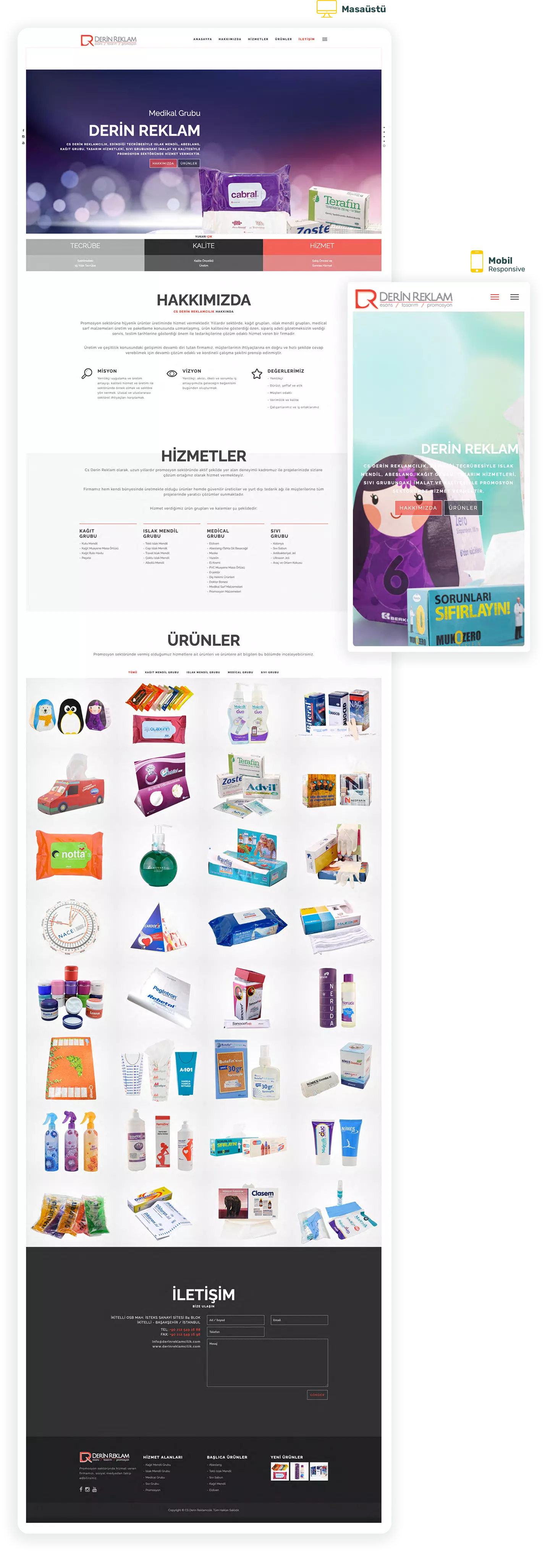 Derin Reklam Web Tasarımı 2