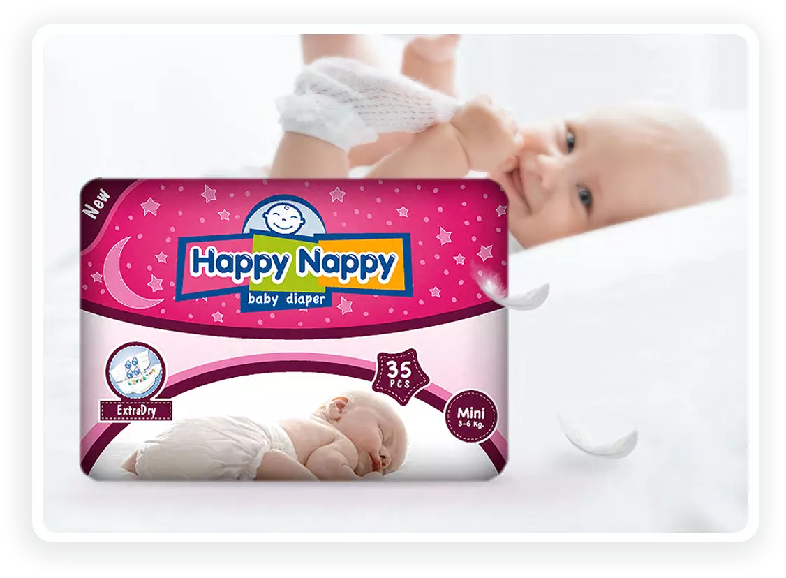 Happy Nappy Ambalaj Tasarımı