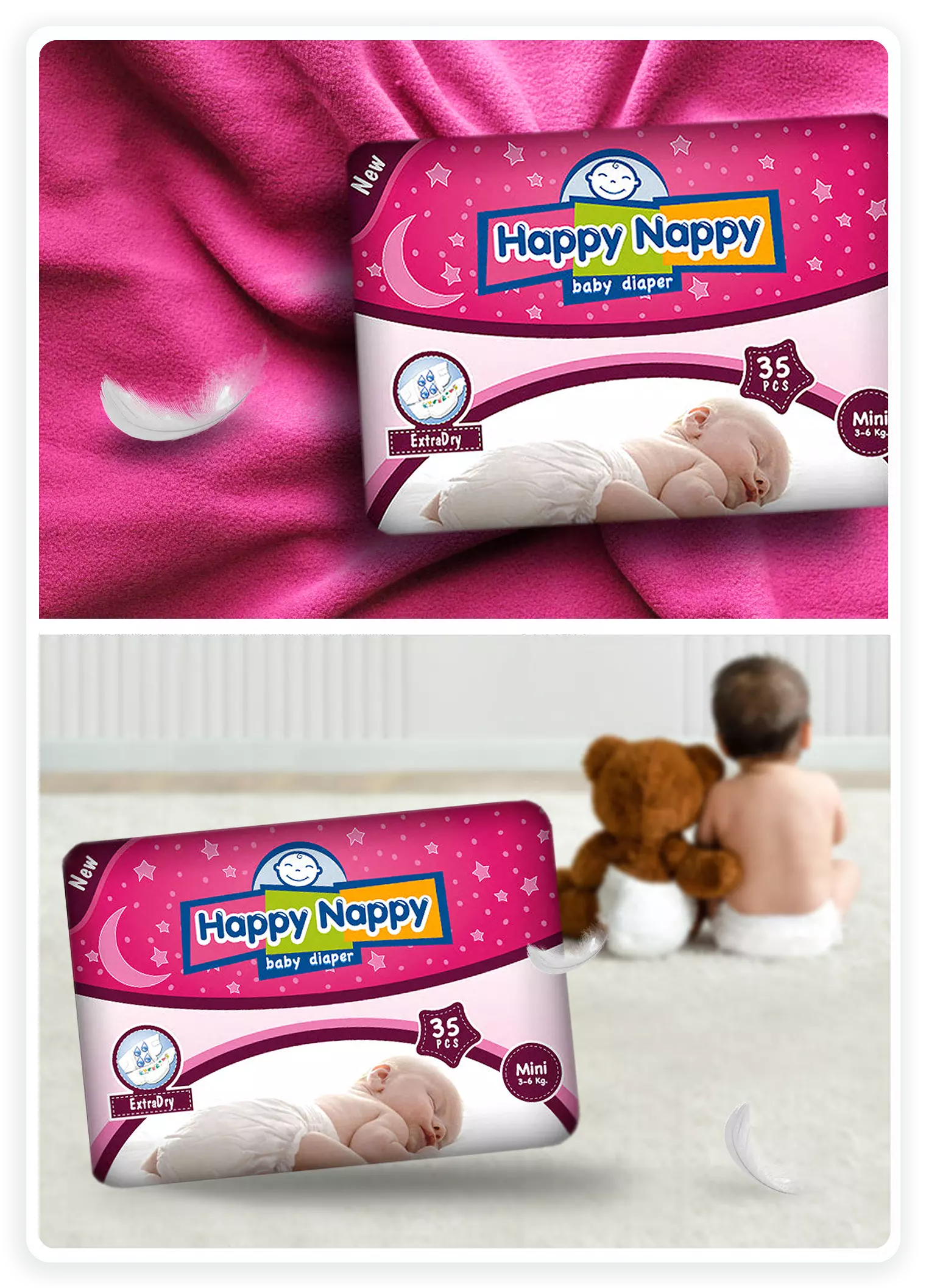 Happy Nappy Ambalaj Tasarımı 2