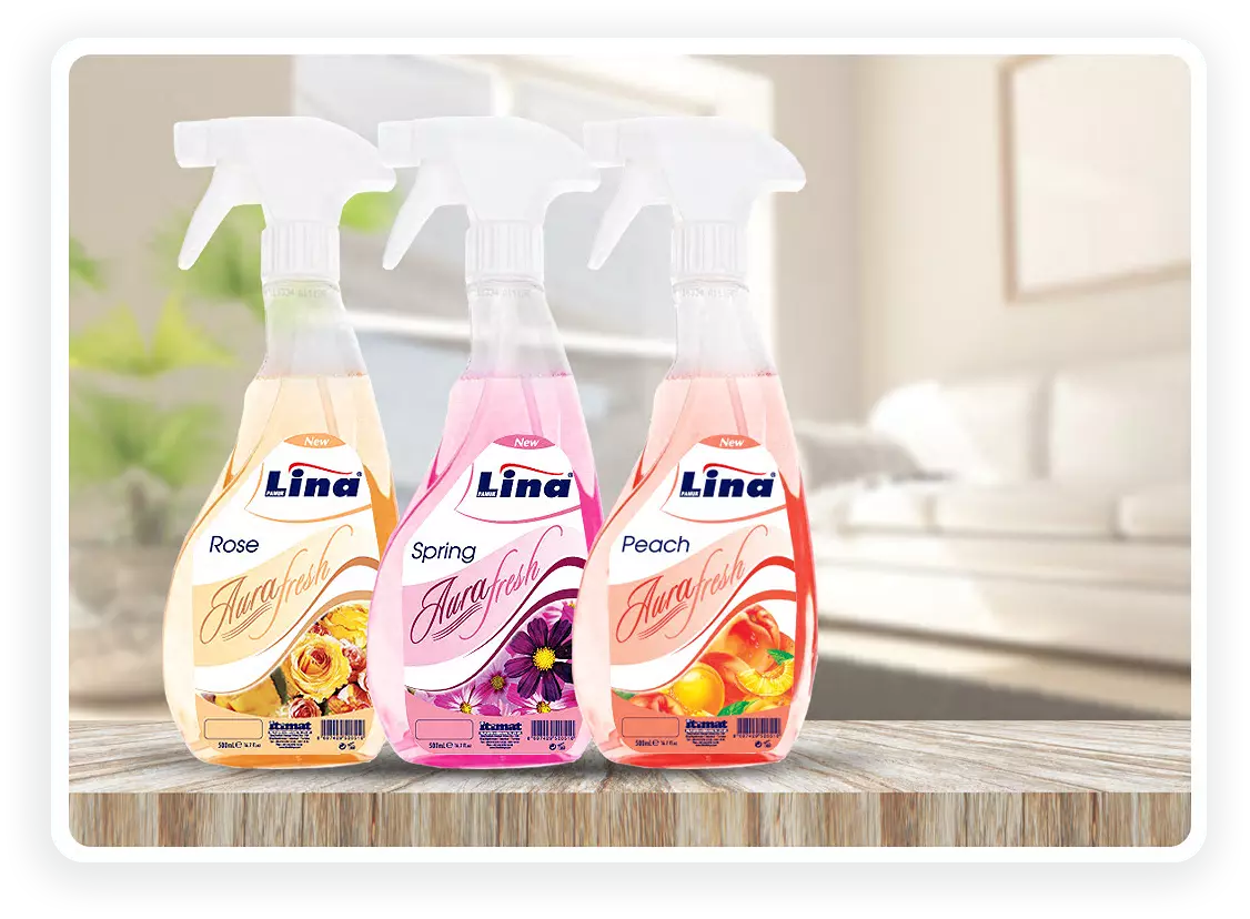 Lina Oda Spreyi Etiket Tasarımı