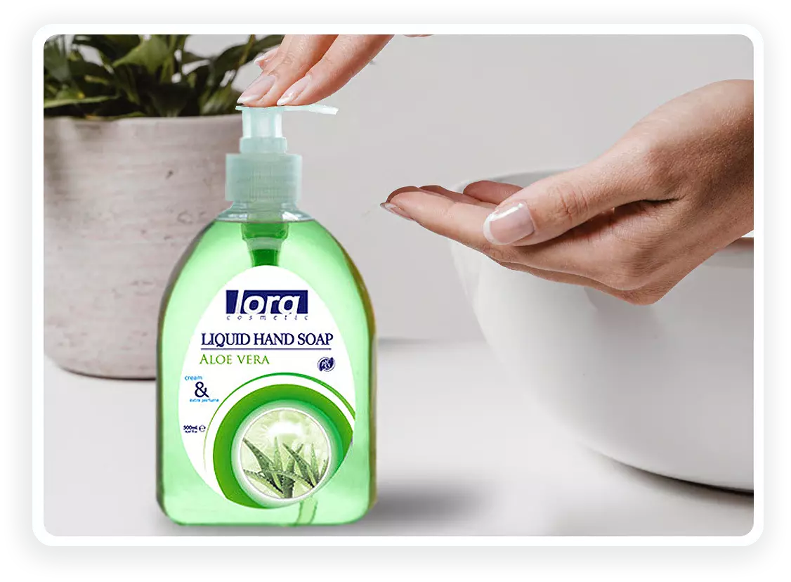 Lora Sıvı Sabun Etiket Tasarımı