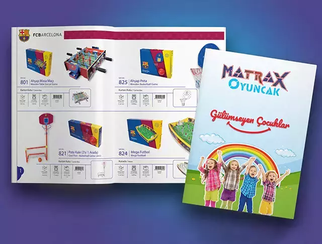 Matrax Oyuncak Katalog Tasarımı
