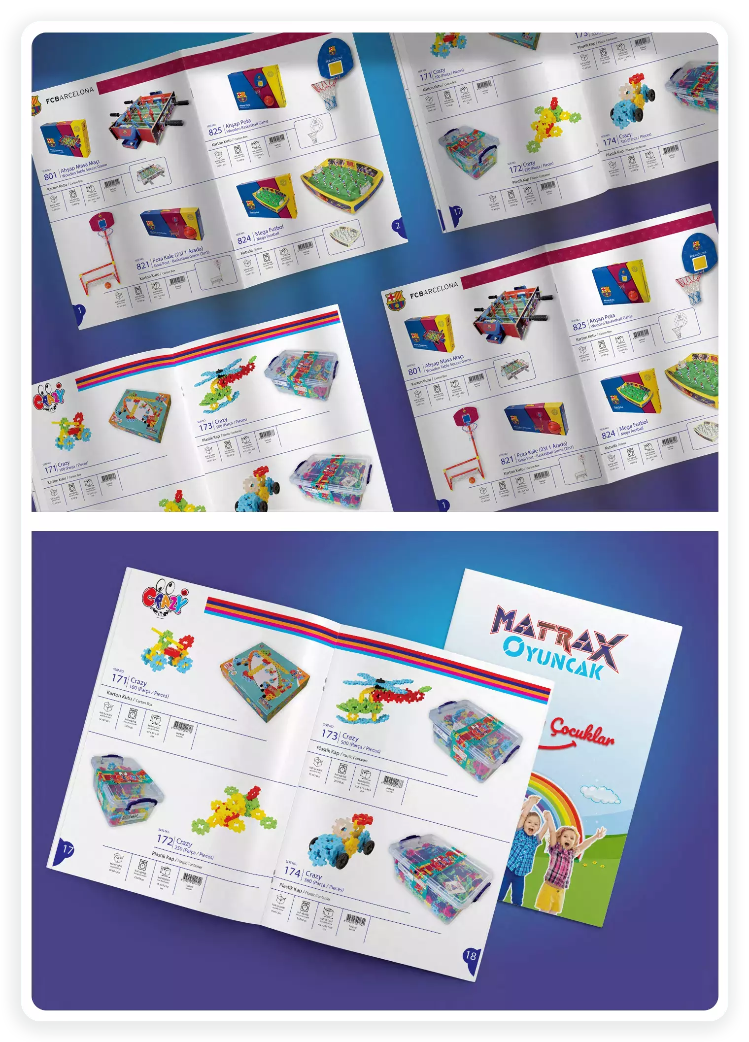 Matrax Oyuncak Katalog Tasarımı 2