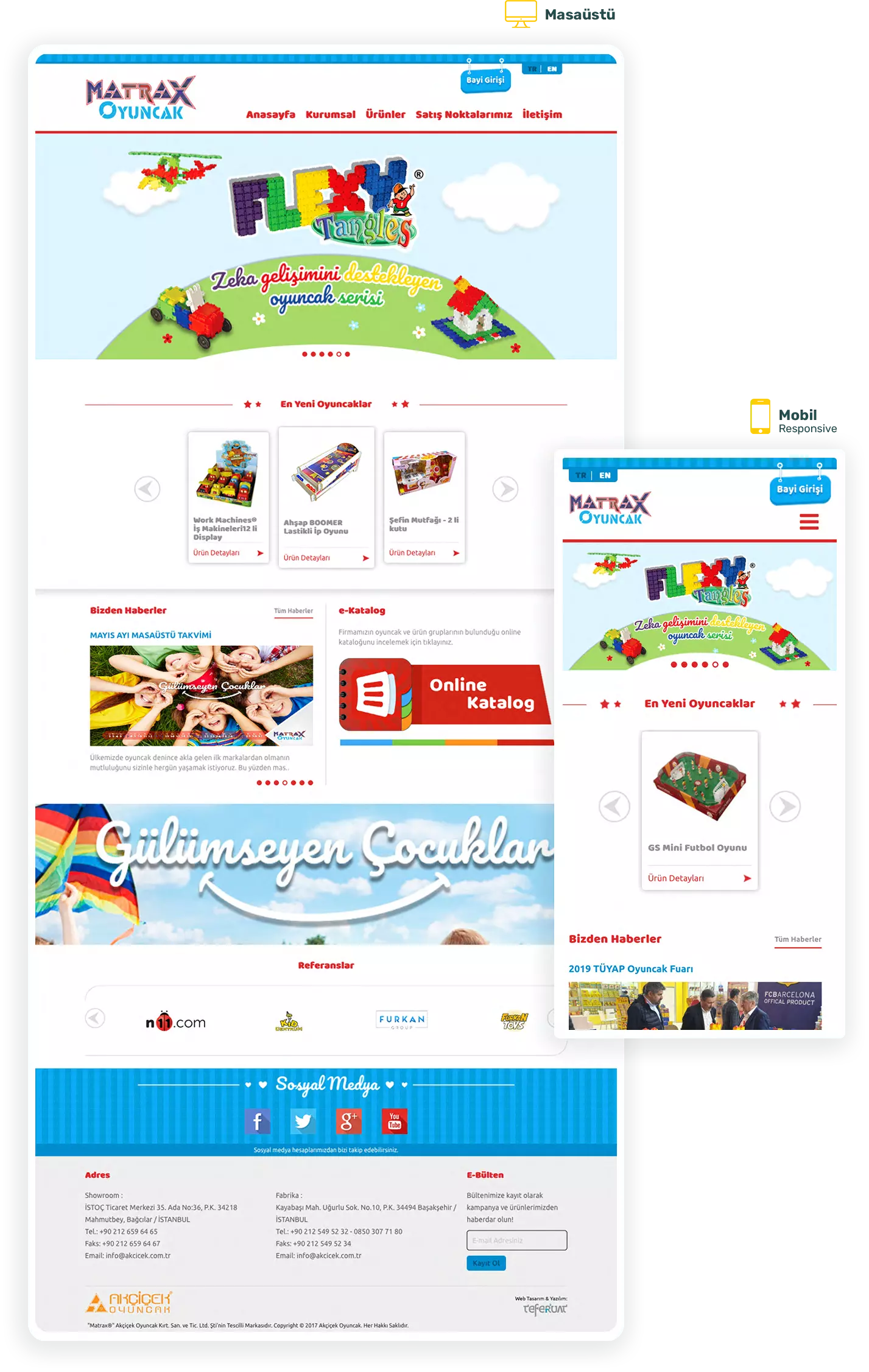 Matrax Oyuncak Web Tasarımı 2