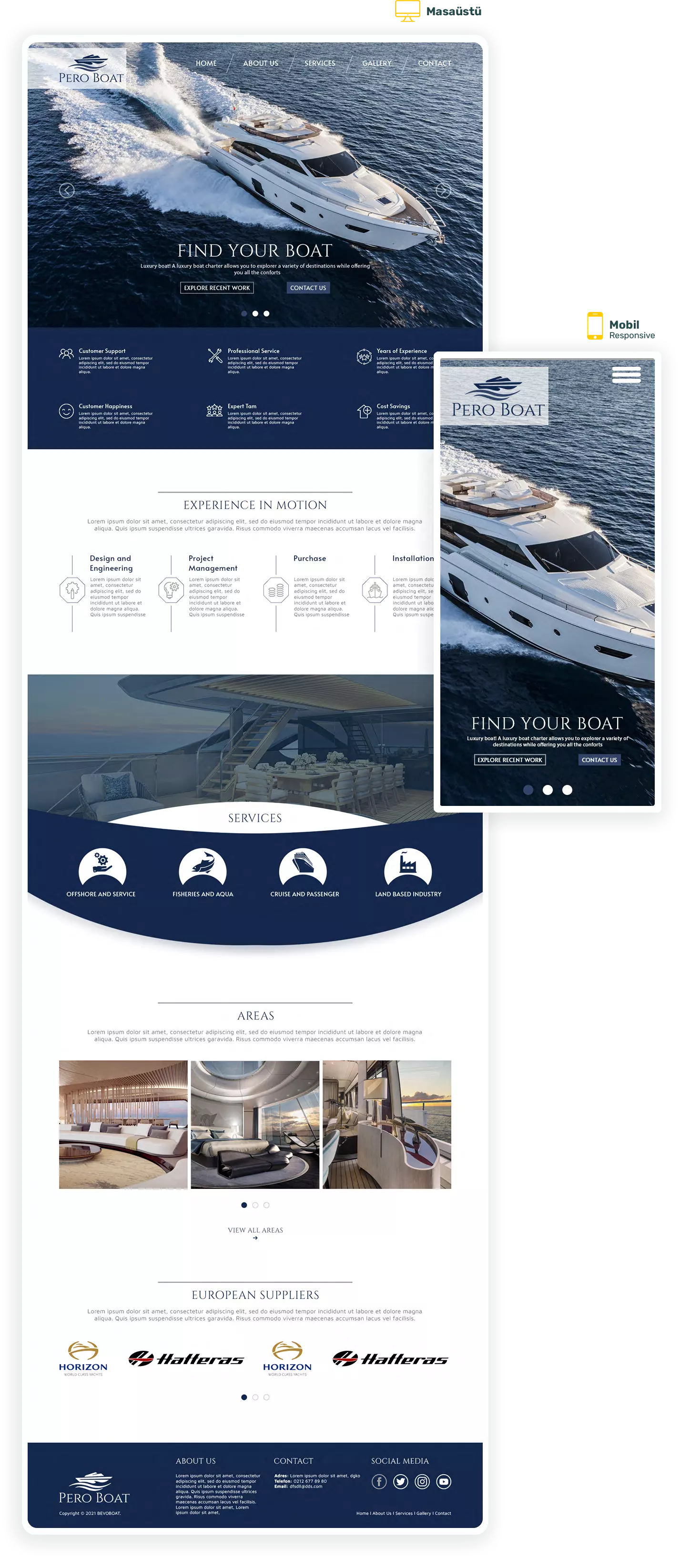 Pero Boat Web Tasarımı 2
